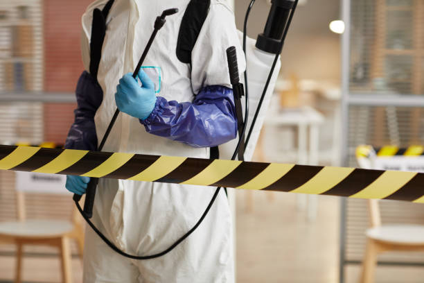 Professional Biohazard Cleanup technician working in Medina, WA
